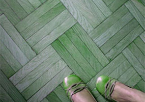 Parquet hardwood flooring